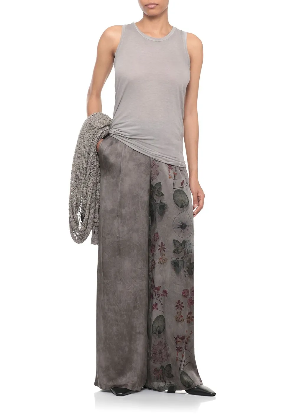 Avant Toi Sleeveless Round-Neck Top