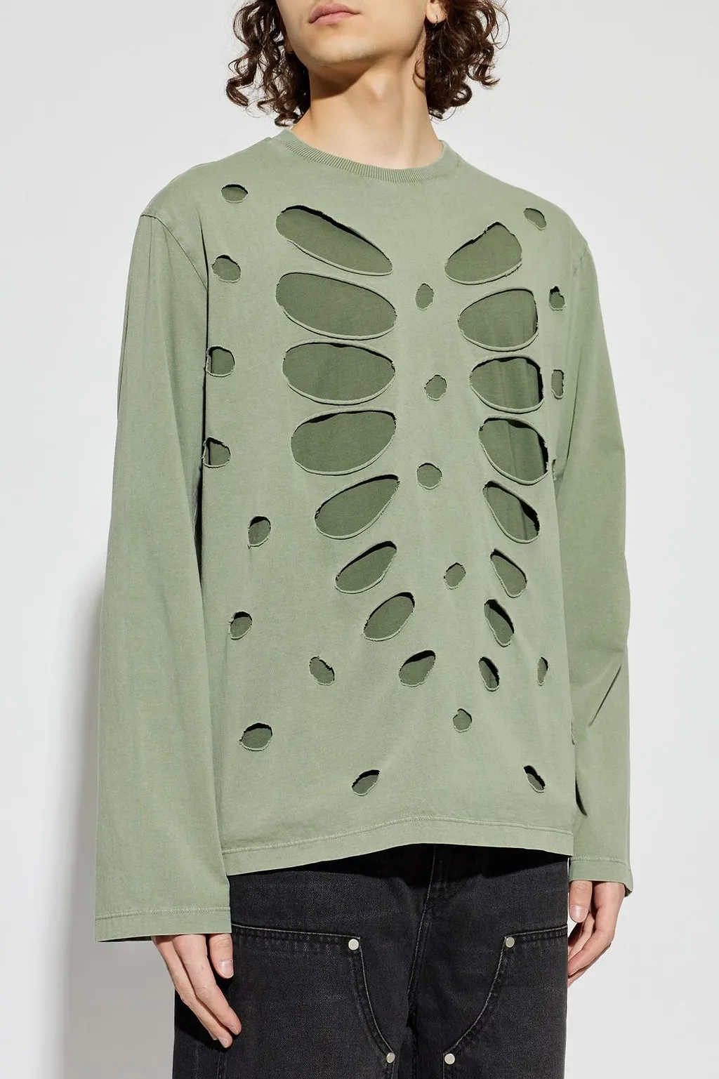 Avavav Cut-Out Long-Sleeve T-Shirt