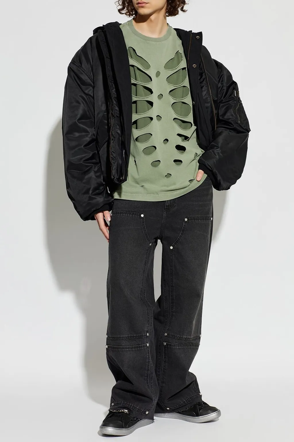 Avavav Cut-Out Long-Sleeve T-Shirt