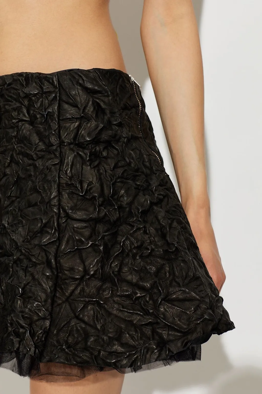Avavav Crinkled Mini Skirt