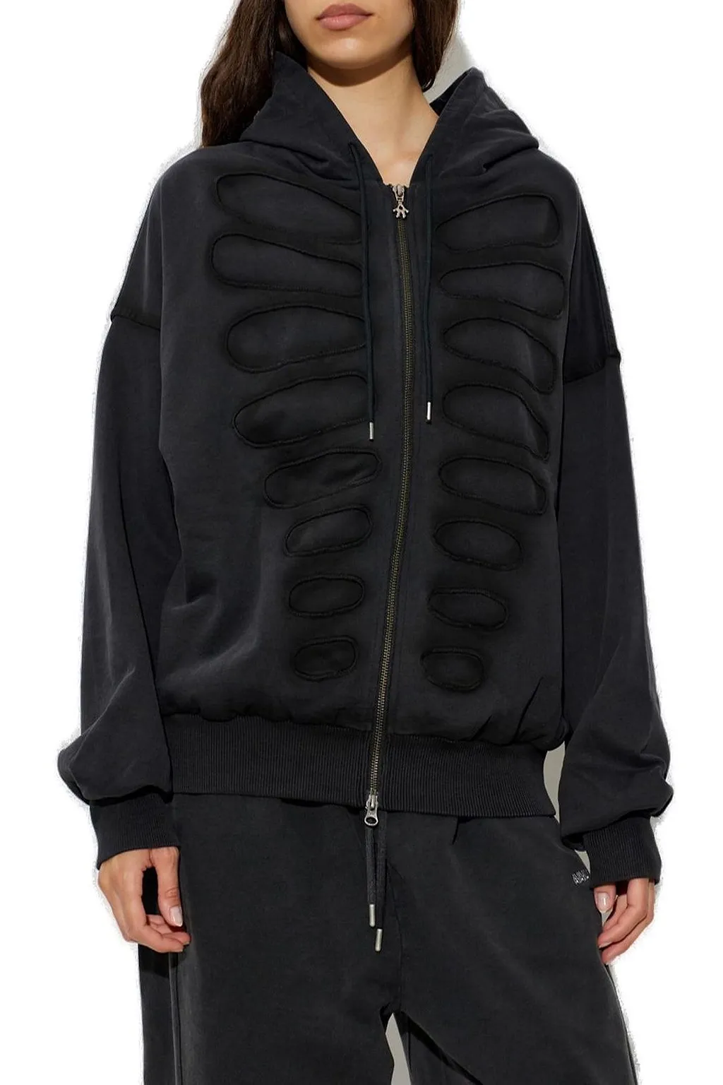 Avavav Padded Front Zip-Up Hoodie