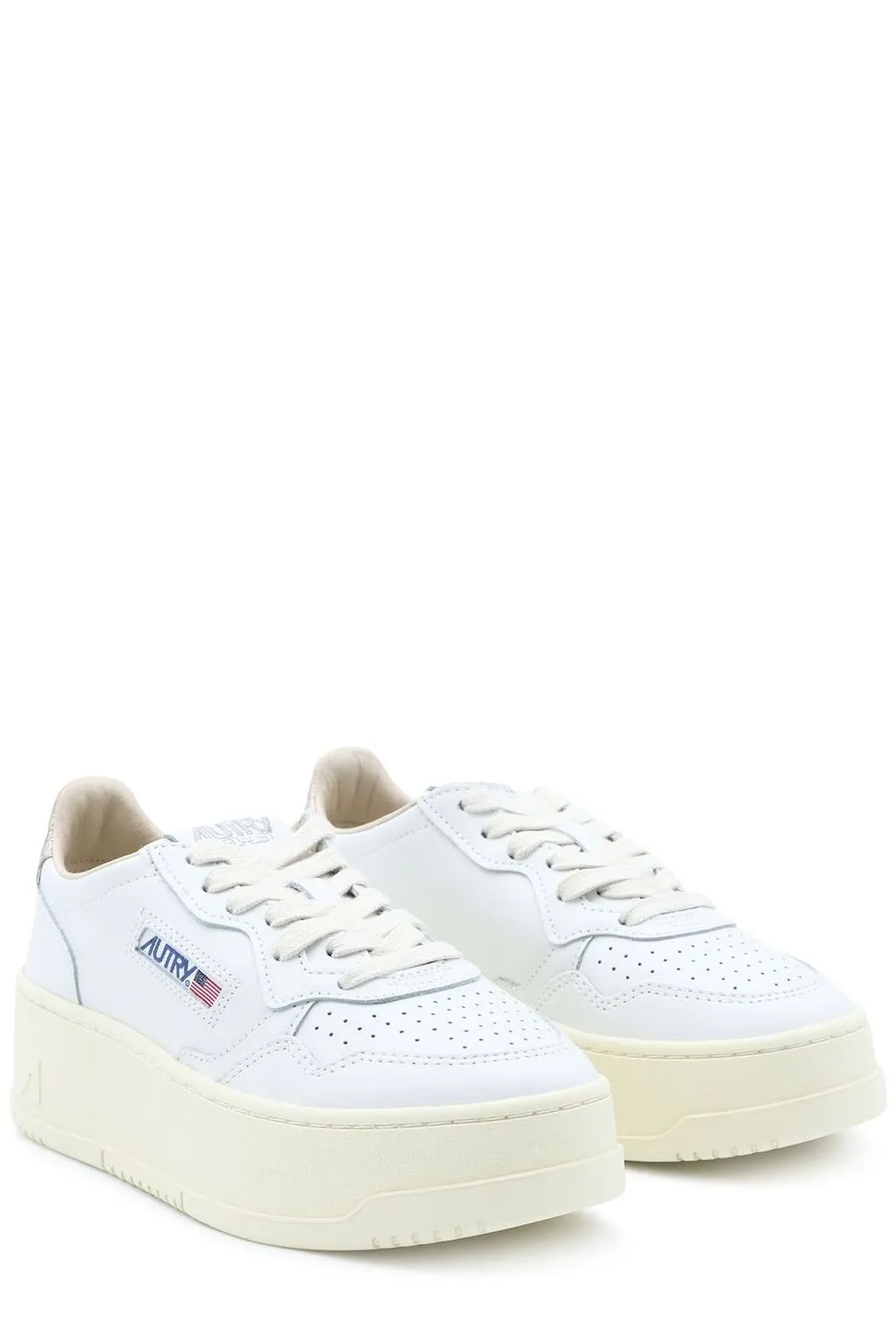 Autry Logo Patch Platform Sneakers