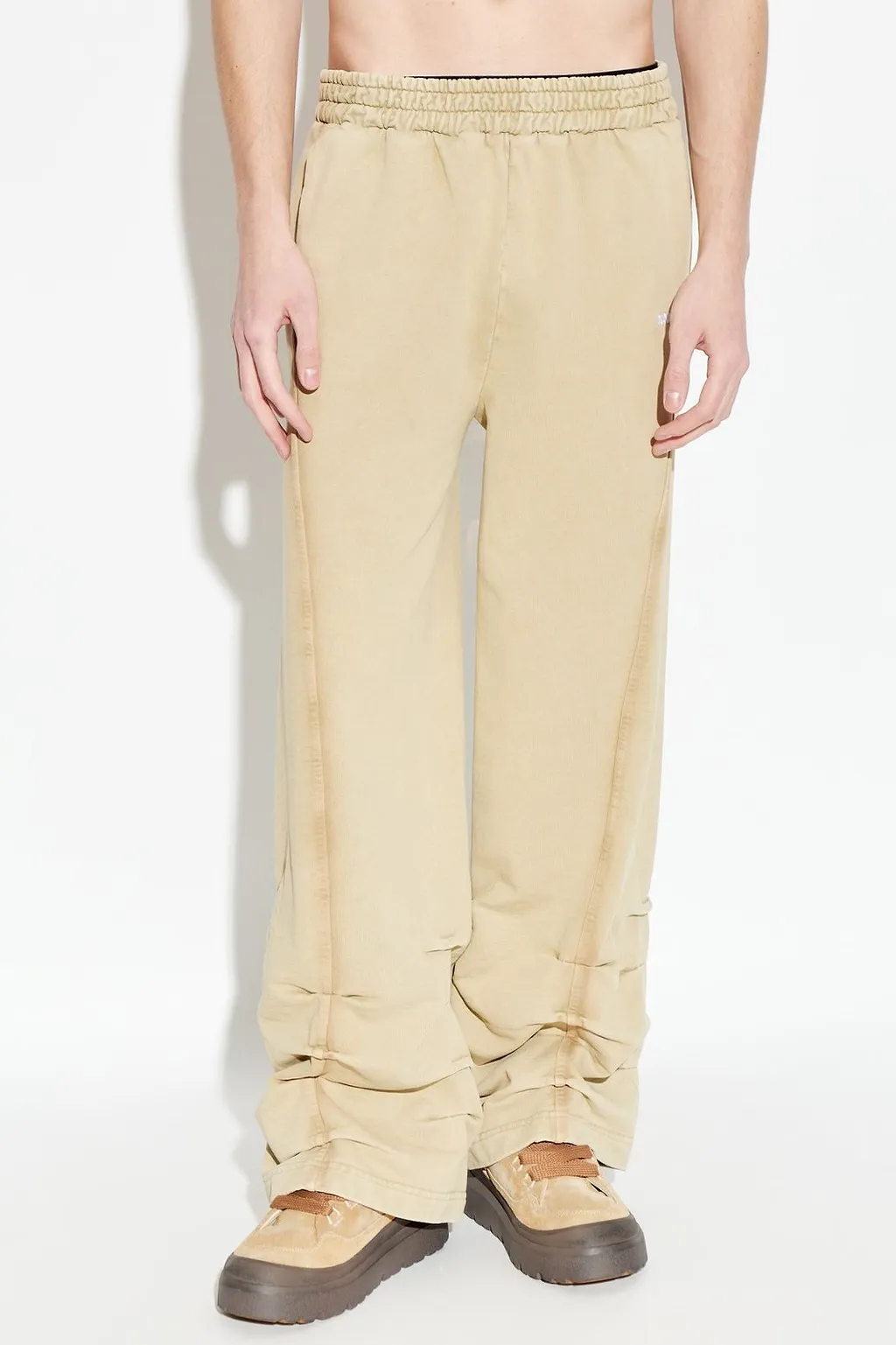 Avavav Ruched Wide-Leg Pants