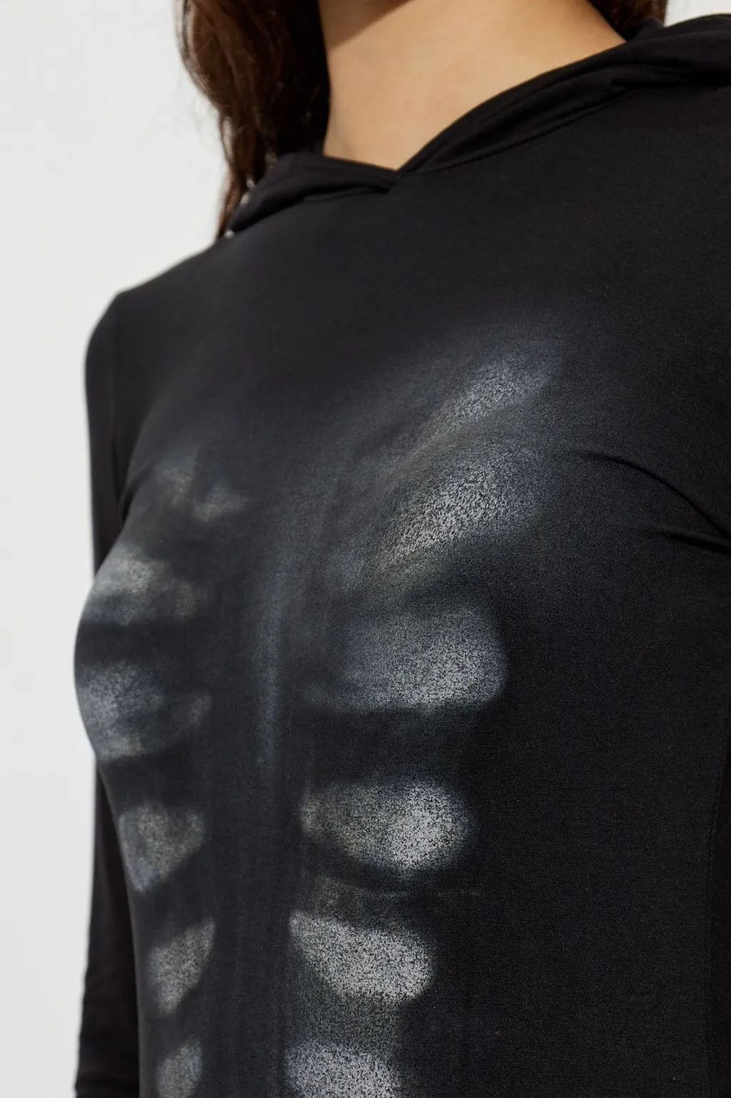 Avavav Xray Printed Hooded Top