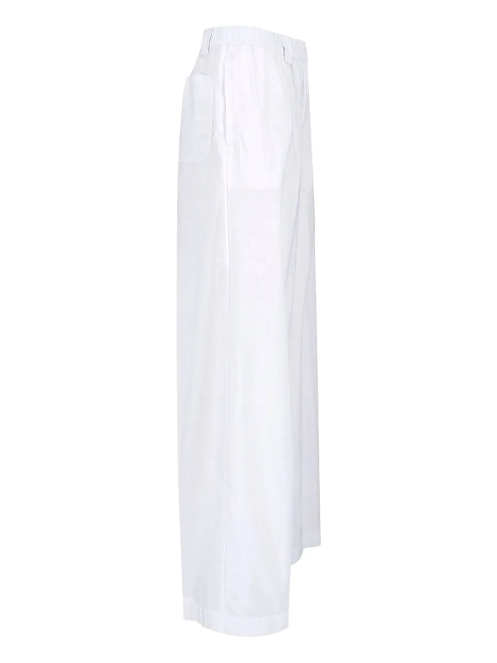 Aspesi Elastic-Waist Wide-Leg Pants