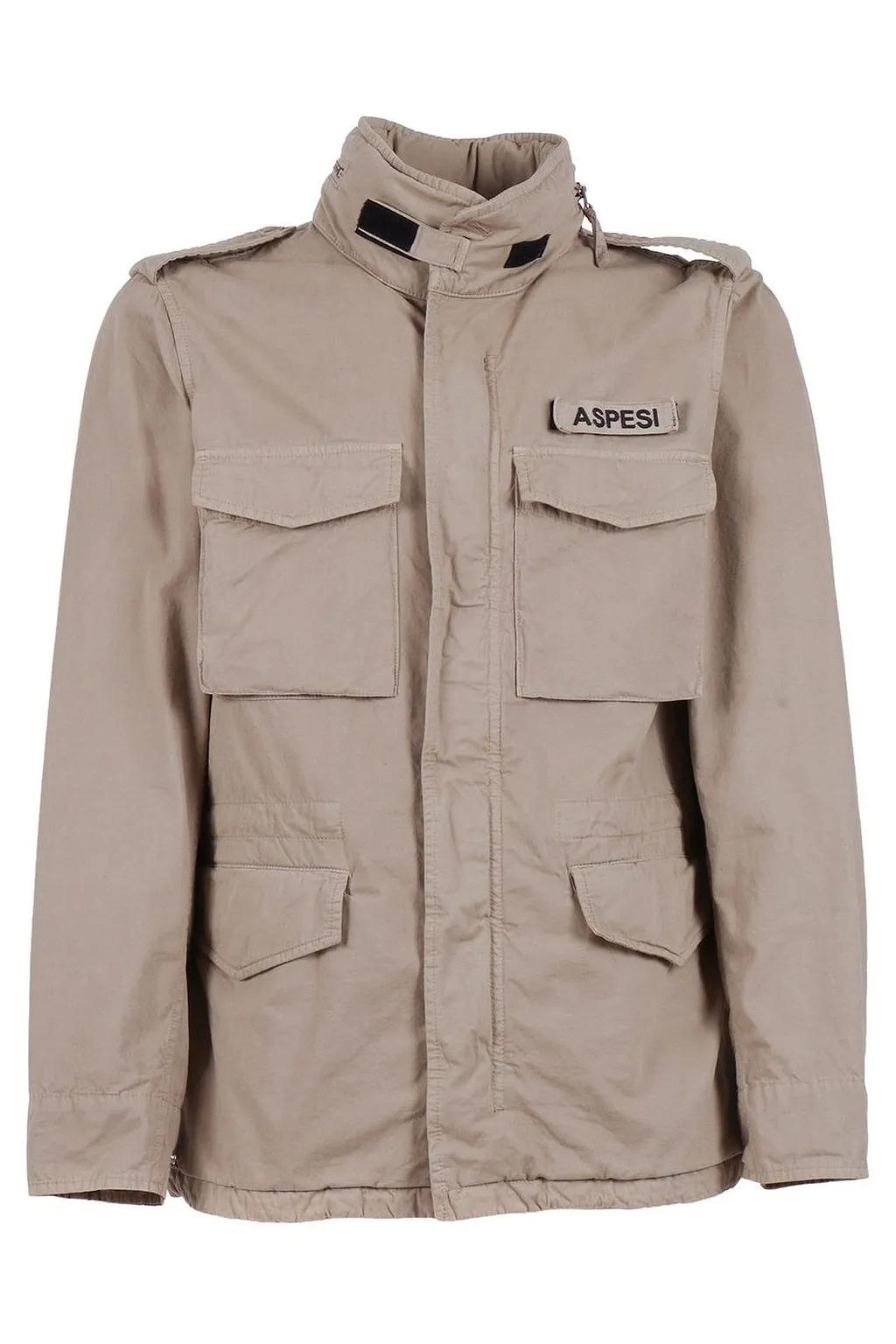 Aspesi Logo Patch Pocket Detailed Jacket
