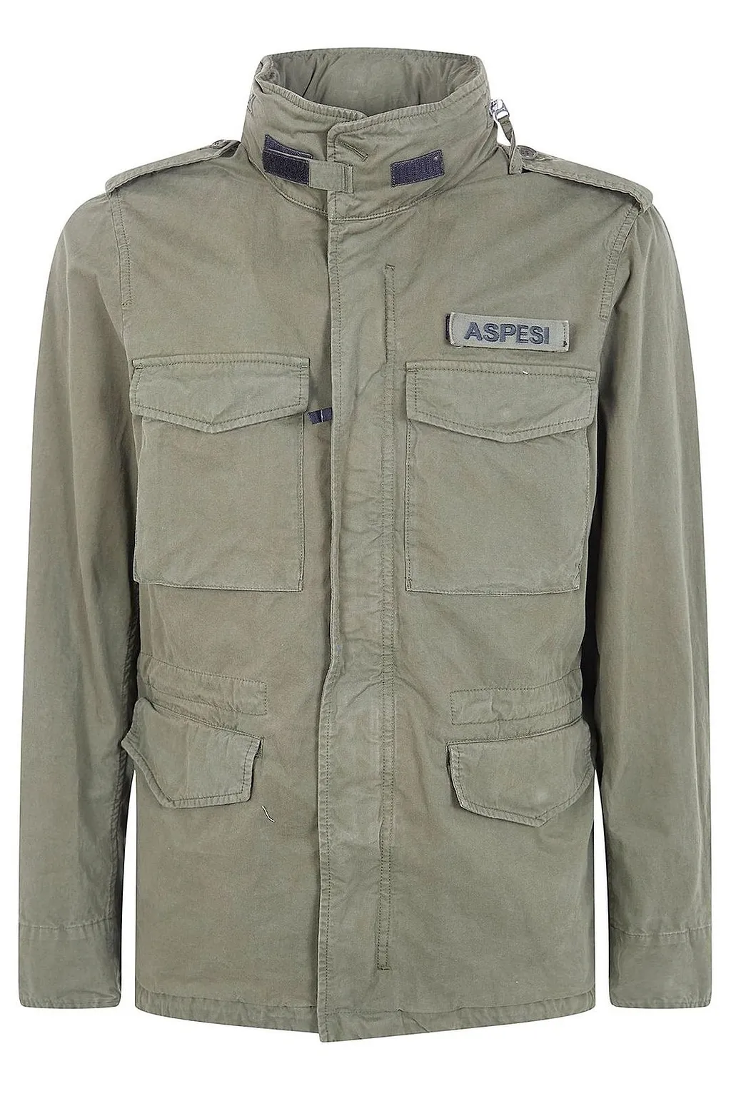 Aspesi Logo Patch Pocket Detailed Jacket