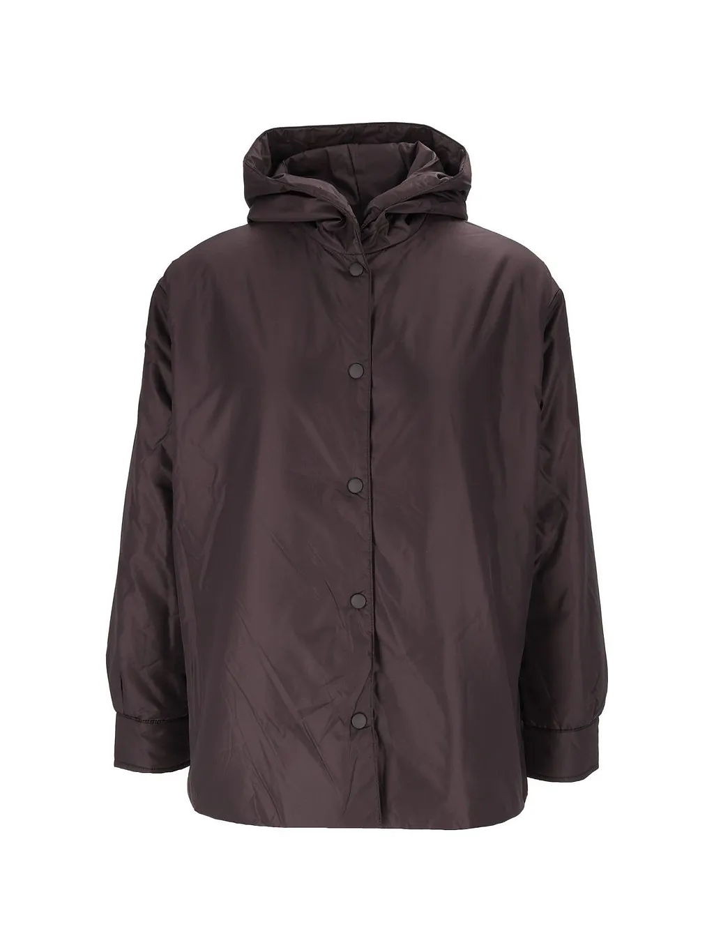 Aspesi Long Sleeved Press-Stud Hooded Jacket