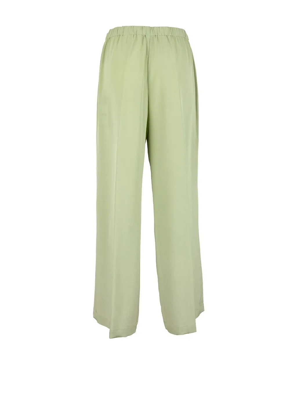 Aspesi Satin Crepe De Chine Trousers