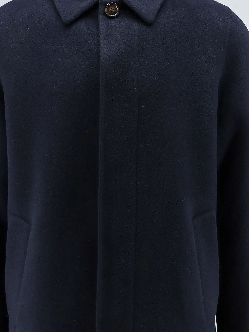 Aspesi Single-Breasted Concealed-Placket Coat