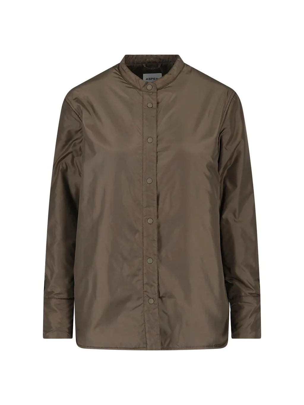 Aspesi Snap-Front Collarless Jacket