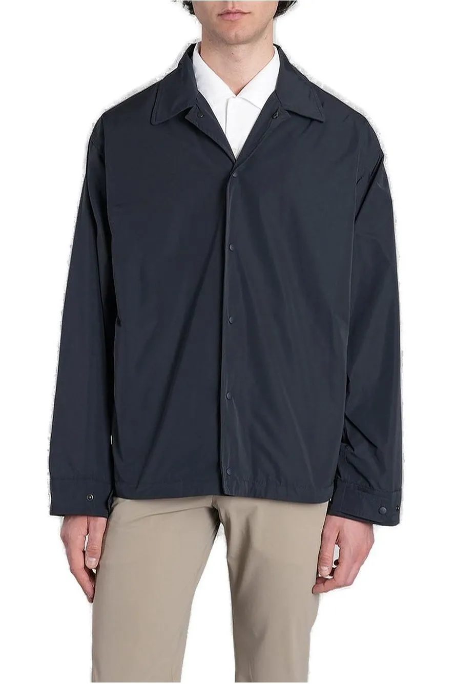 Aspesi Taffeta Waterproof Buttoned Shirt Jacket