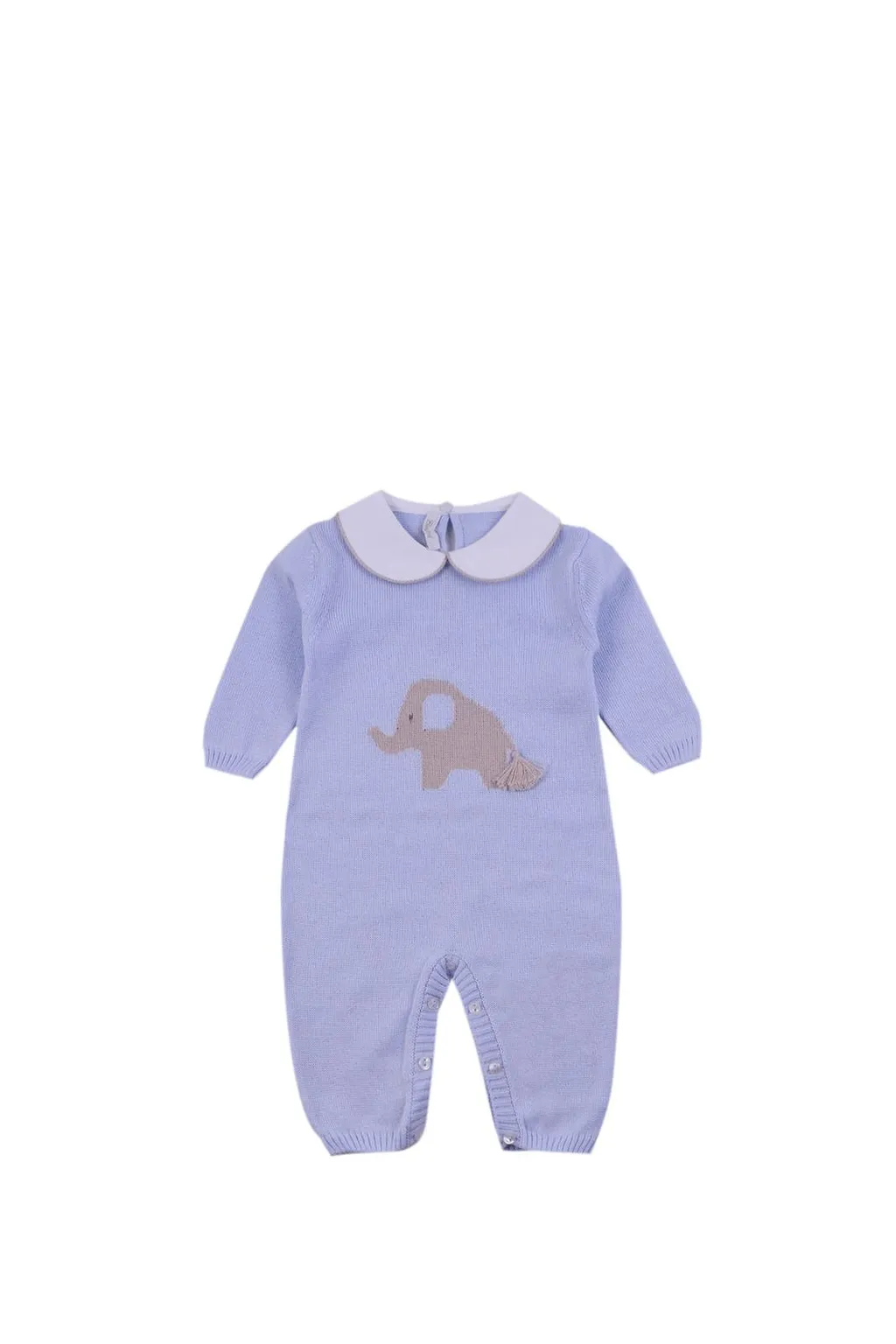 Baby Lord Elephant Printed Peter Pan Collor Tracksuit