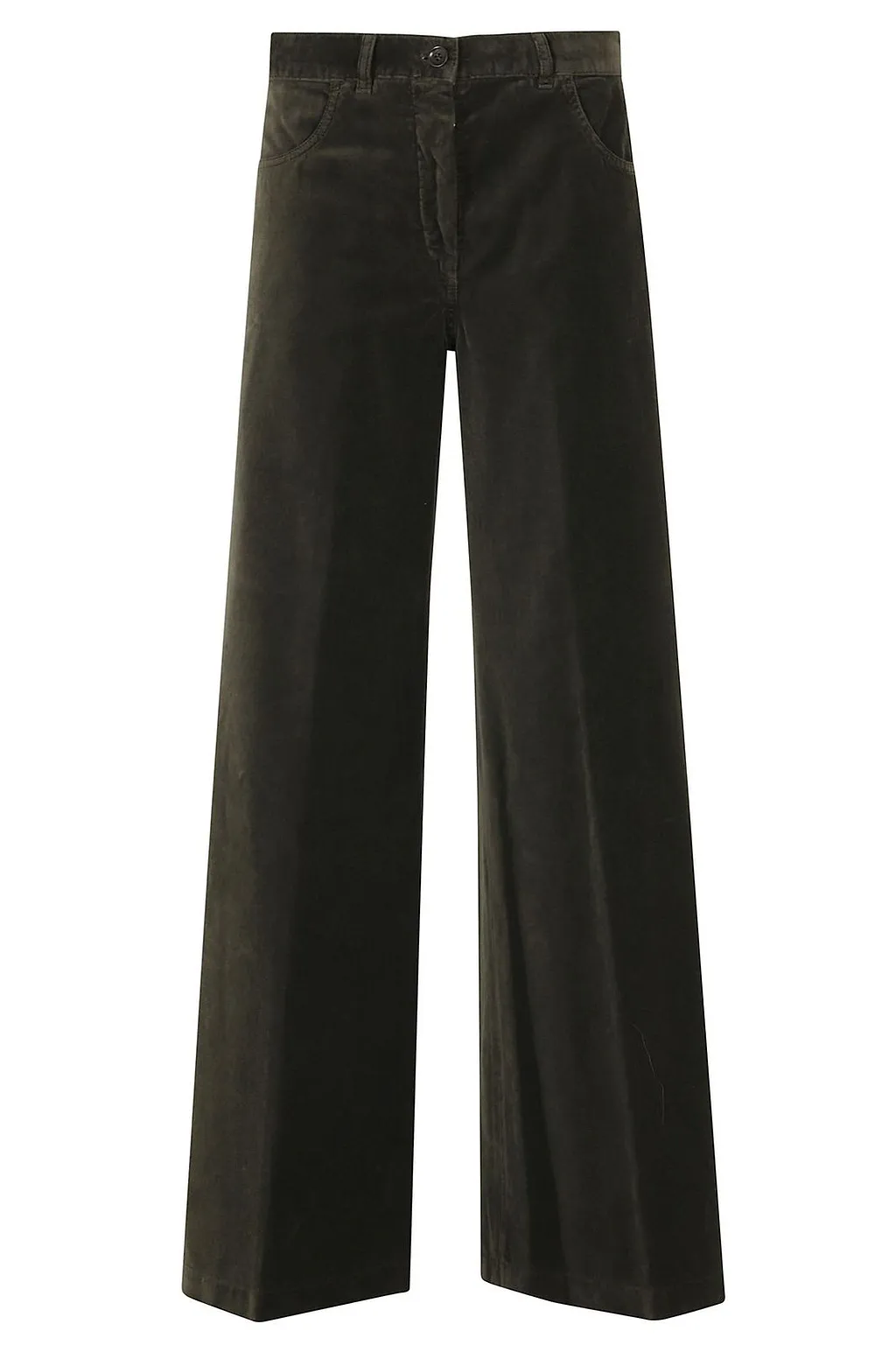 Aspesi Velvet Wide-Leg Pants