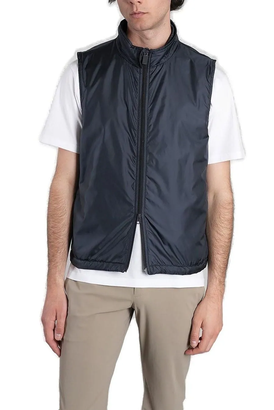 Aspesi Vernes High-Neck Zipped Gilet