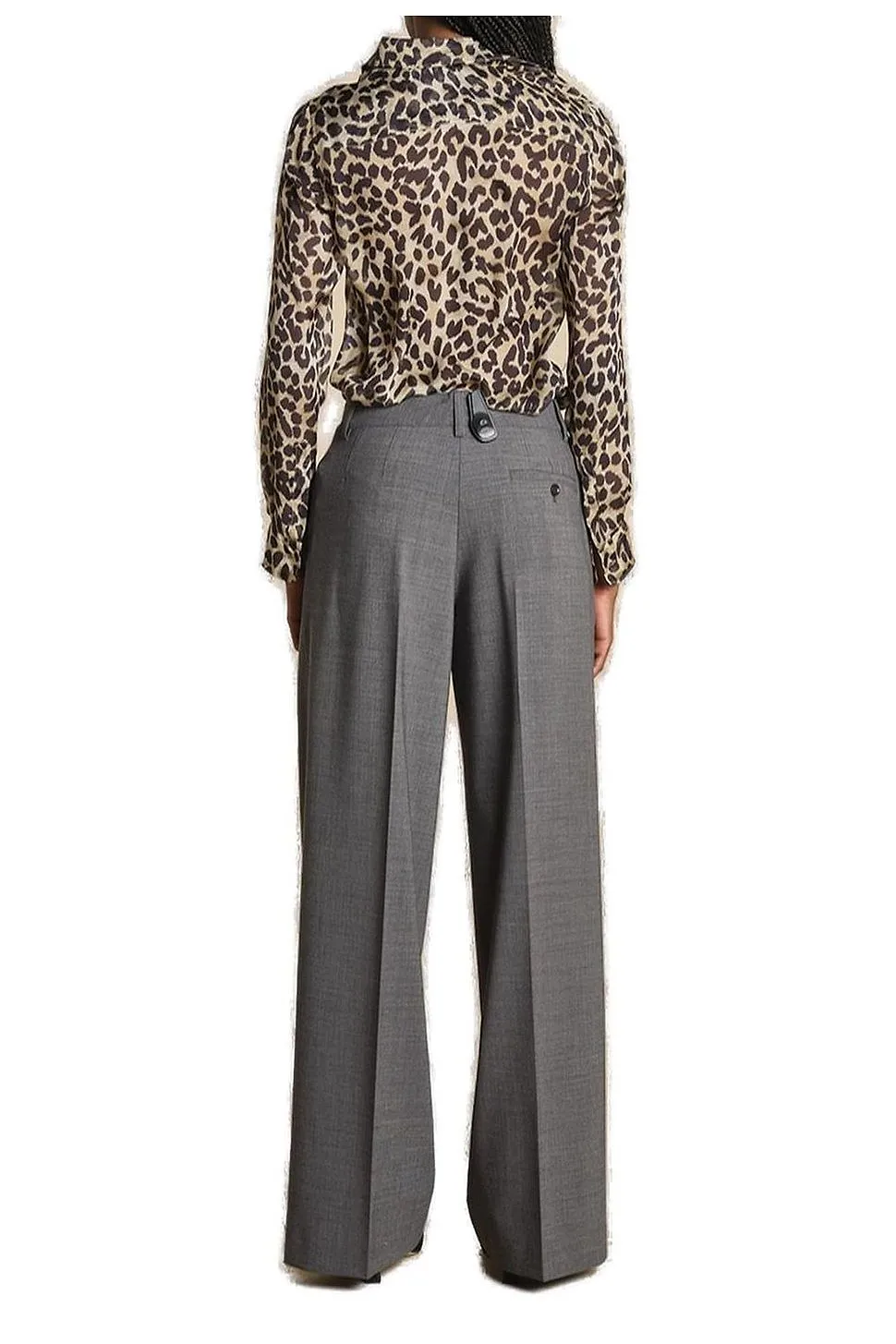 Aspesi Wide-Leg Tied-Waist Trousers