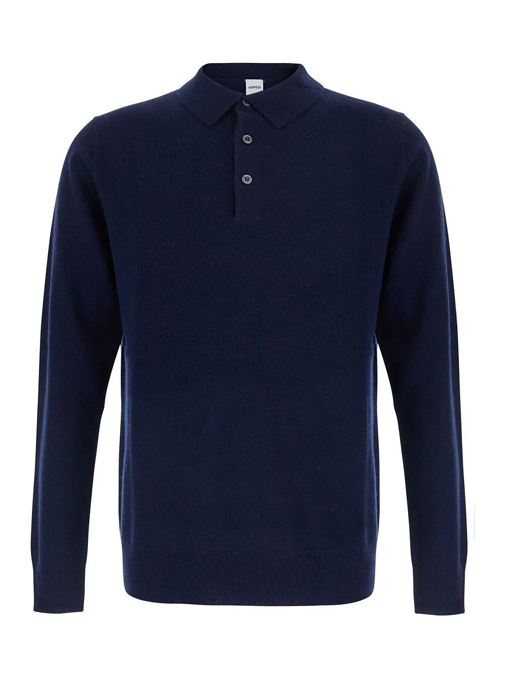 Aspesi Wool-Cashmere Polo Knitted Sweater