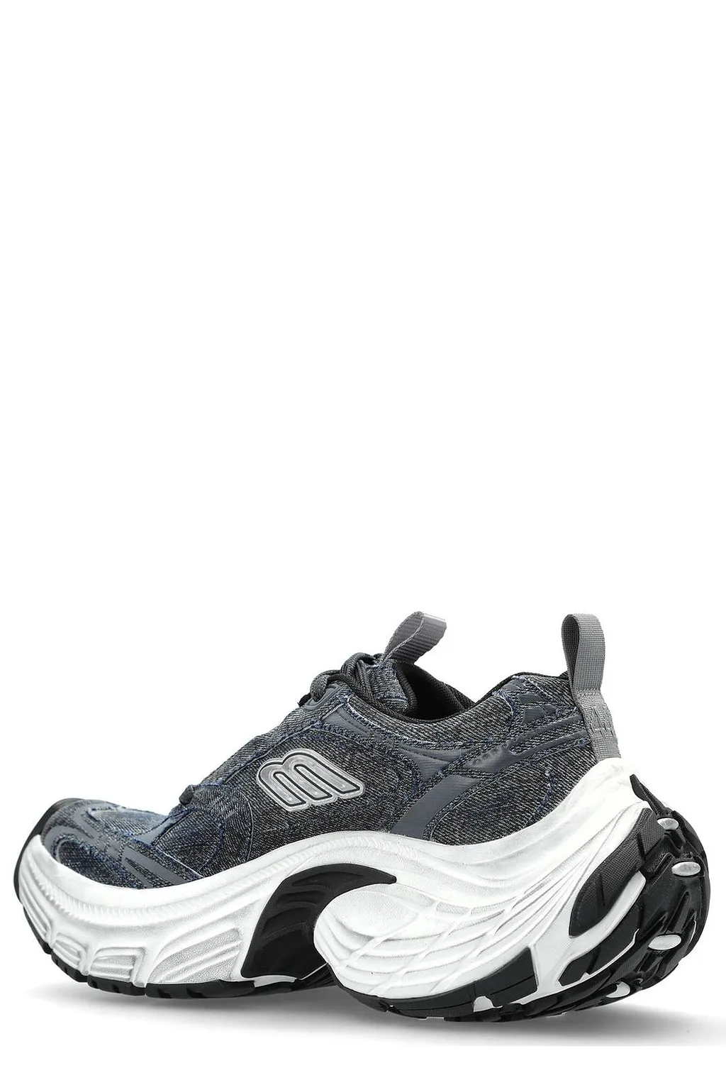 6Xl Denim Lace-Up Sneakers