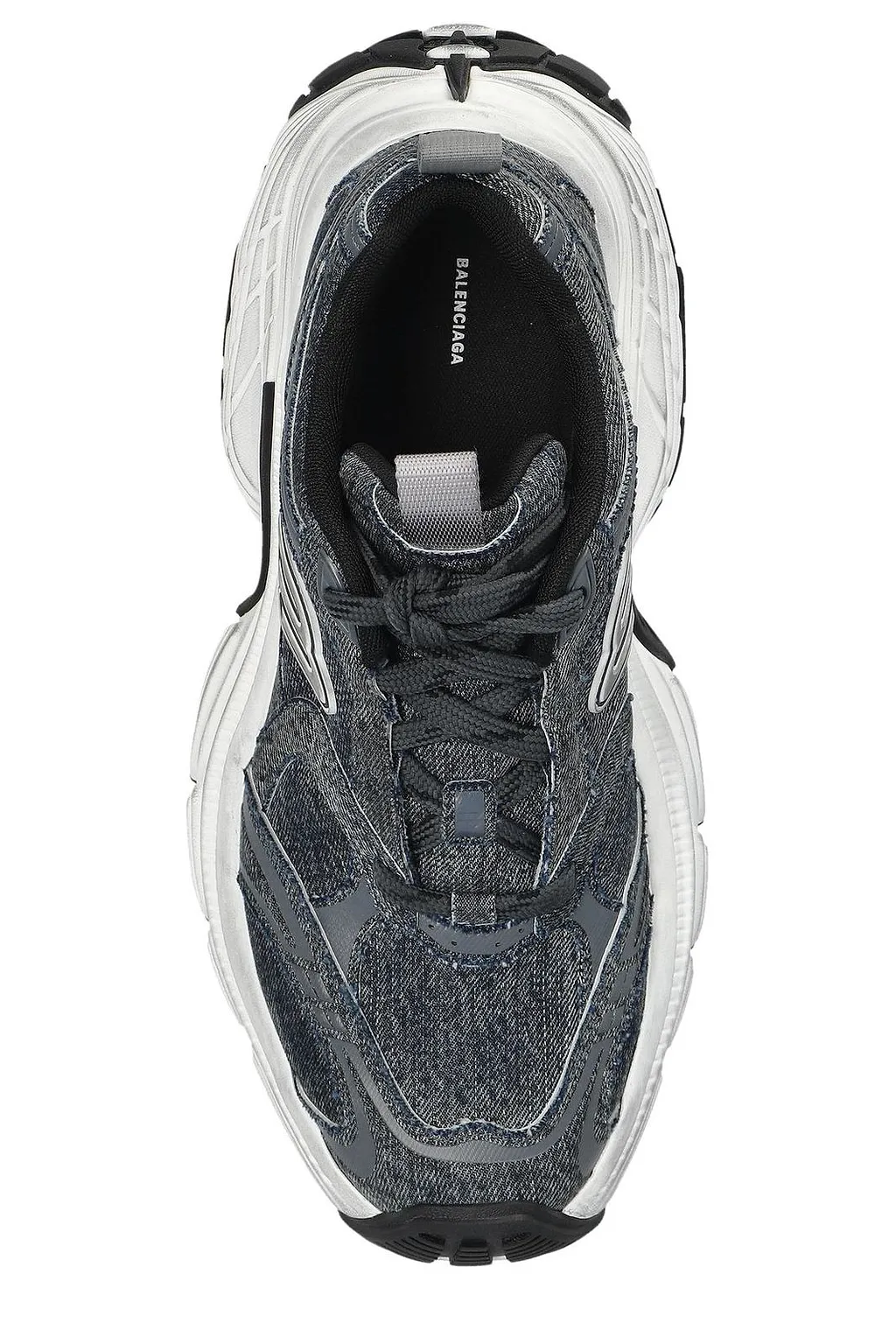 6Xl Denim Lace-Up Sneakers