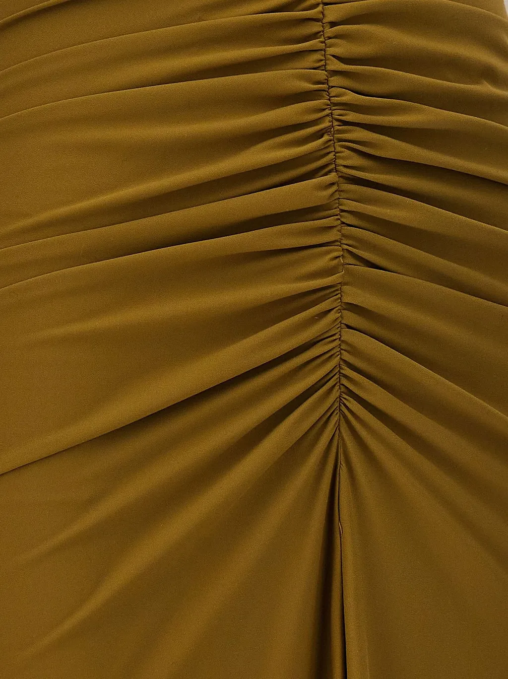 Atlein Cut-Out Draped Dress