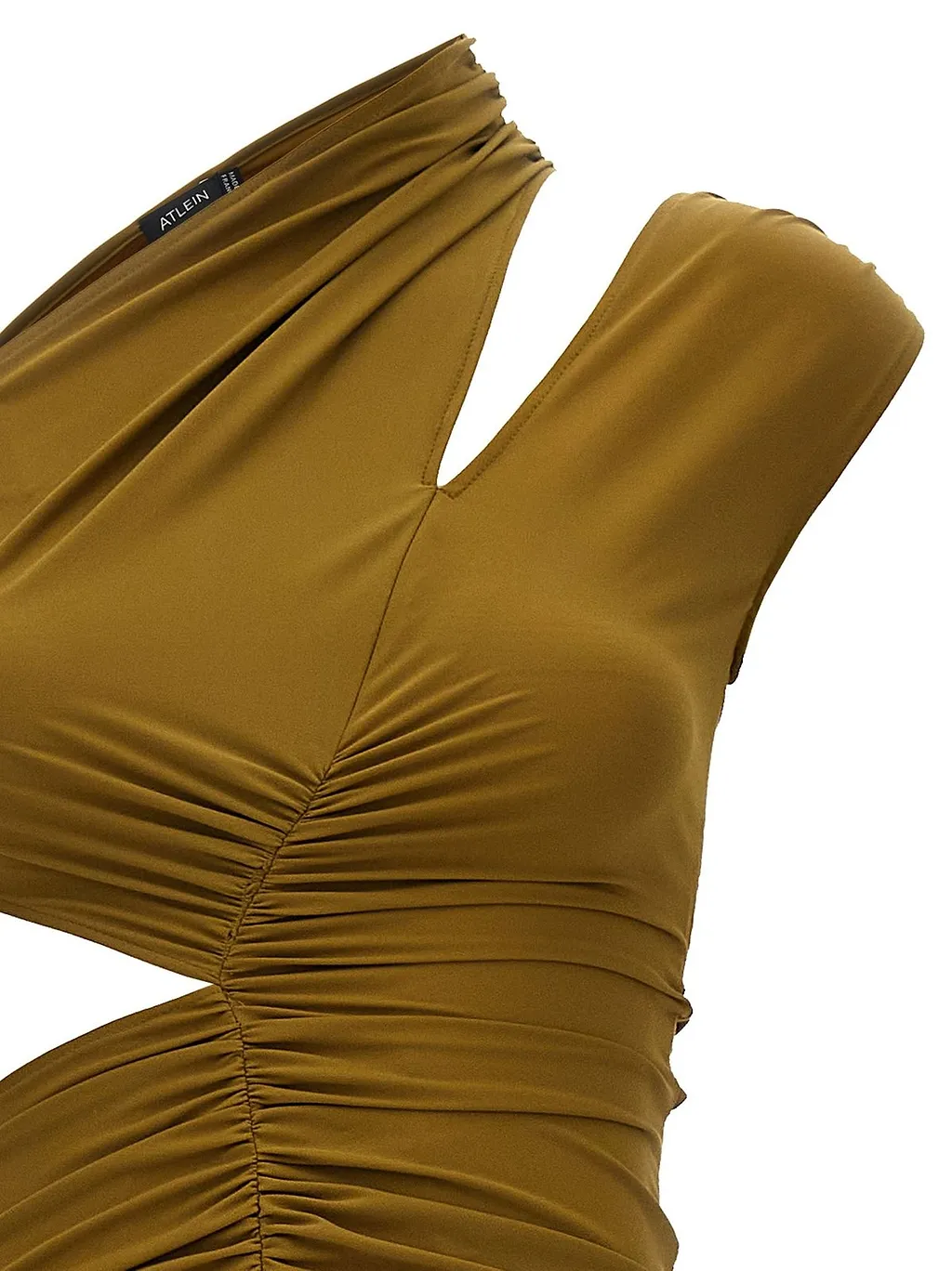 Atlein Cut-Out Draped Dress