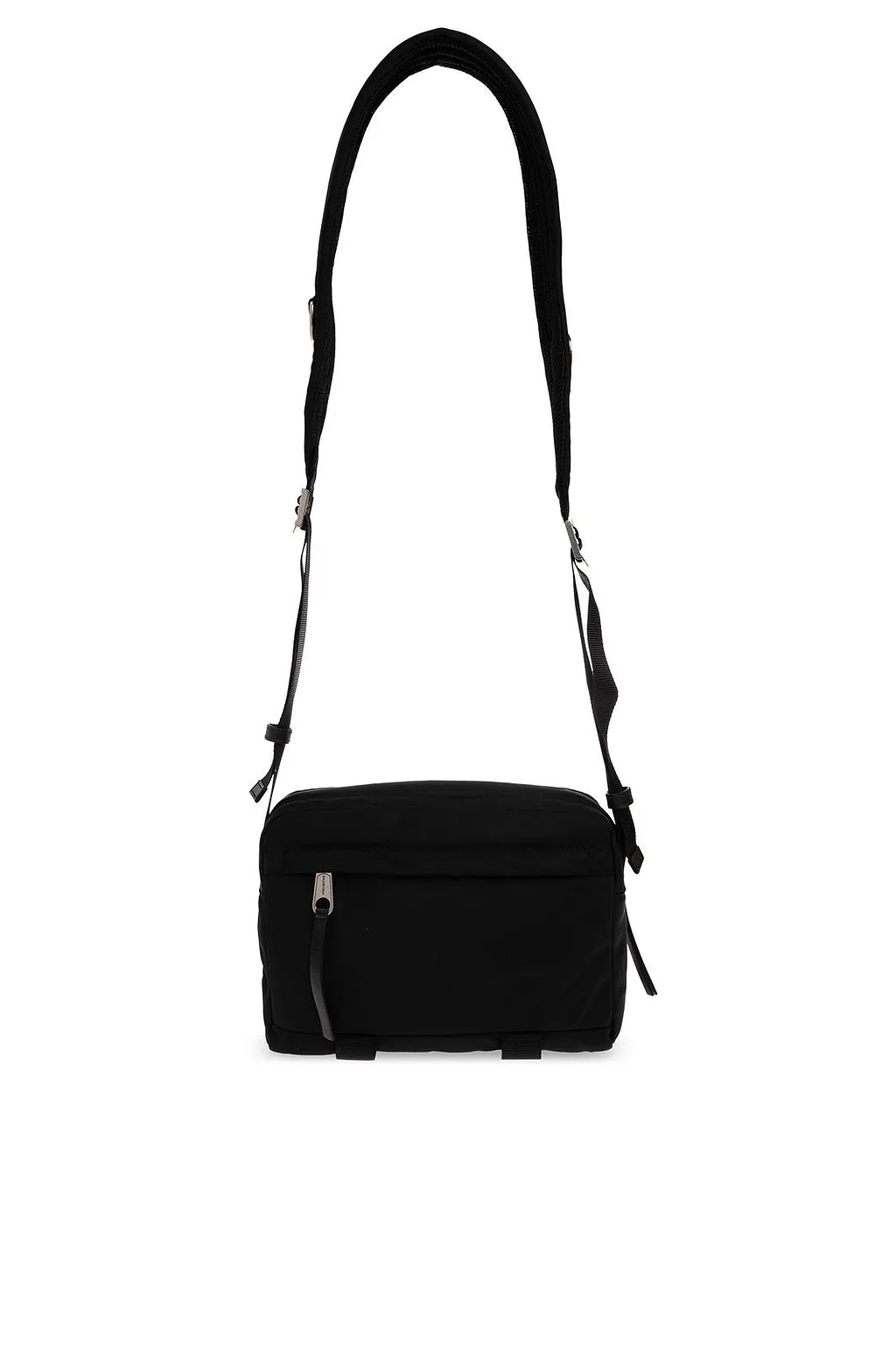 Sleek Logo Plaque Crossbody Bag