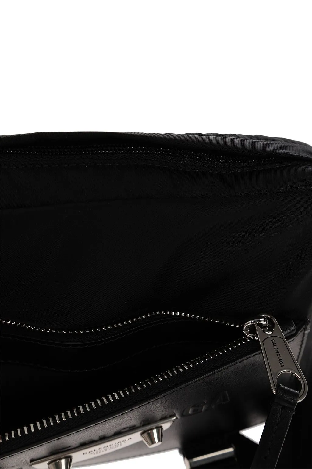 Sleek Logo Plaque Crossbody Bag