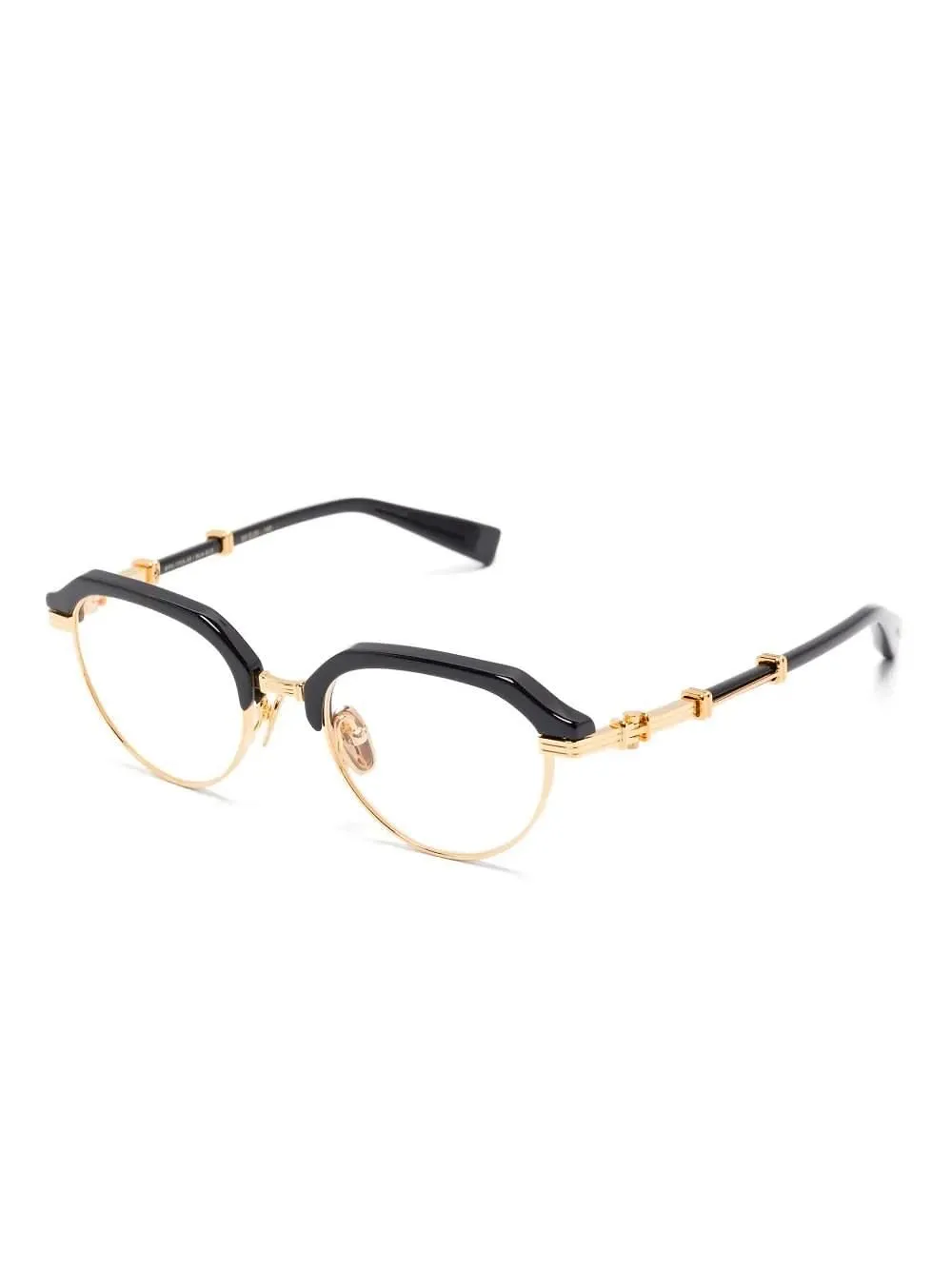 Balmain Eyewear Admiral Oval Frame Glasses