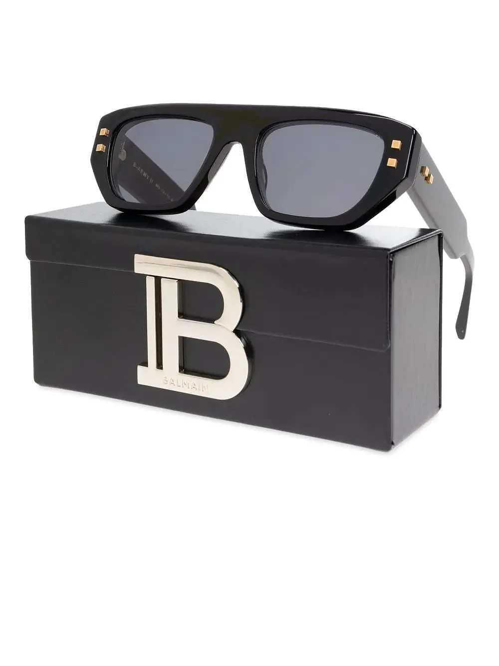 Balmain Eyewear B Army Ii Rectangle Frame Sunglasses