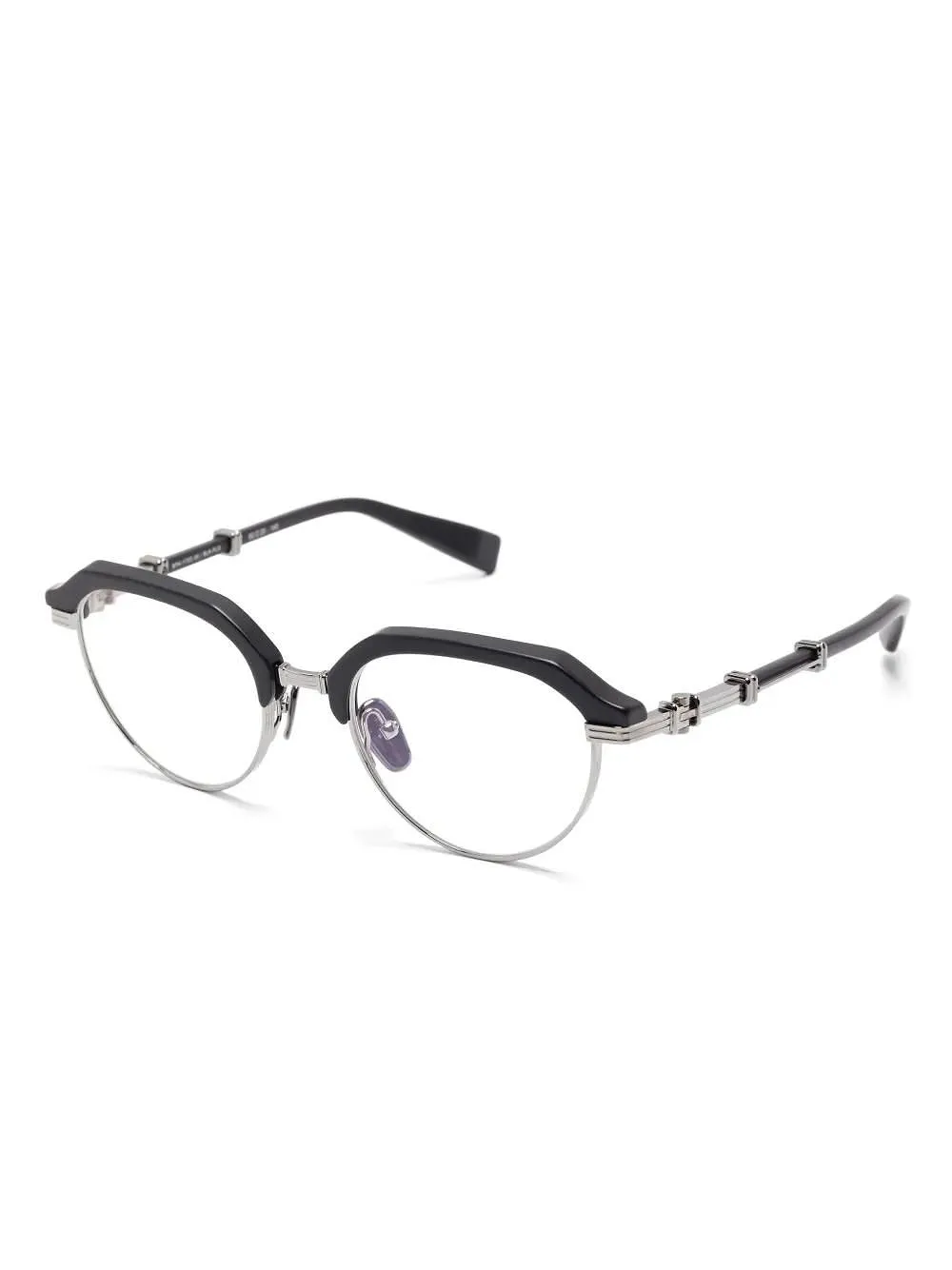Balmain Eyewear Admiral Oval Frame Glasses