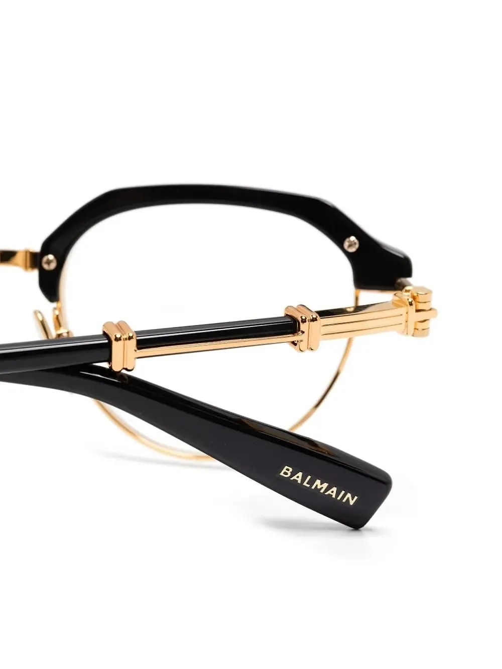 Balmain Eyewear Admiral Oval Frame Glasses