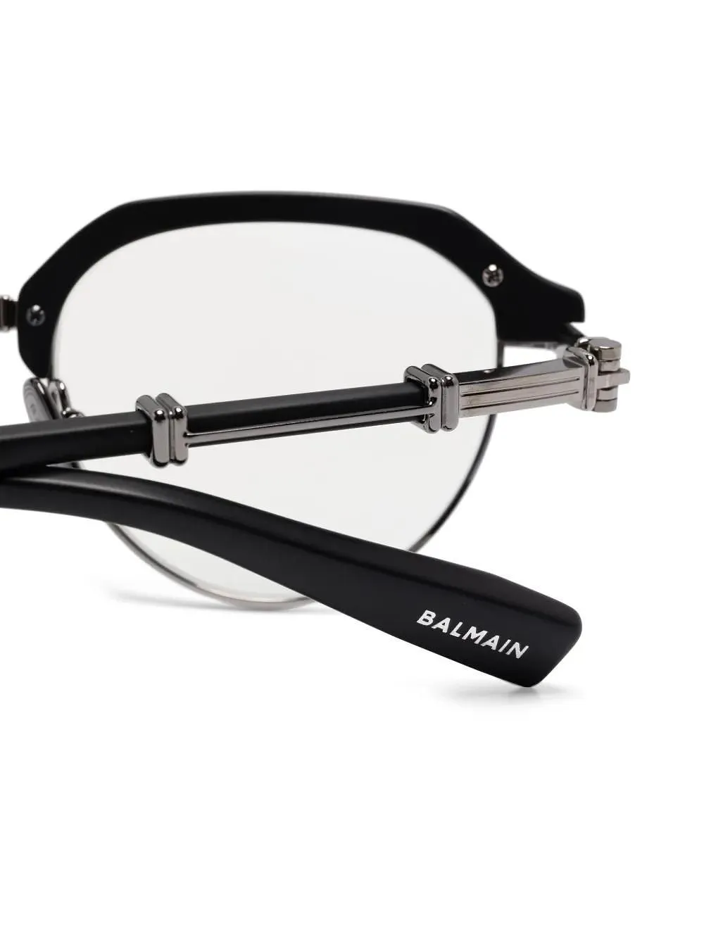 Balmain Eyewear Admiral Oval Frame Glasses