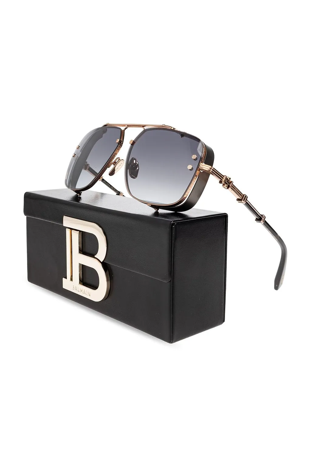 Balmain Eyewear Bps181 Geometric Frame Sunglasses