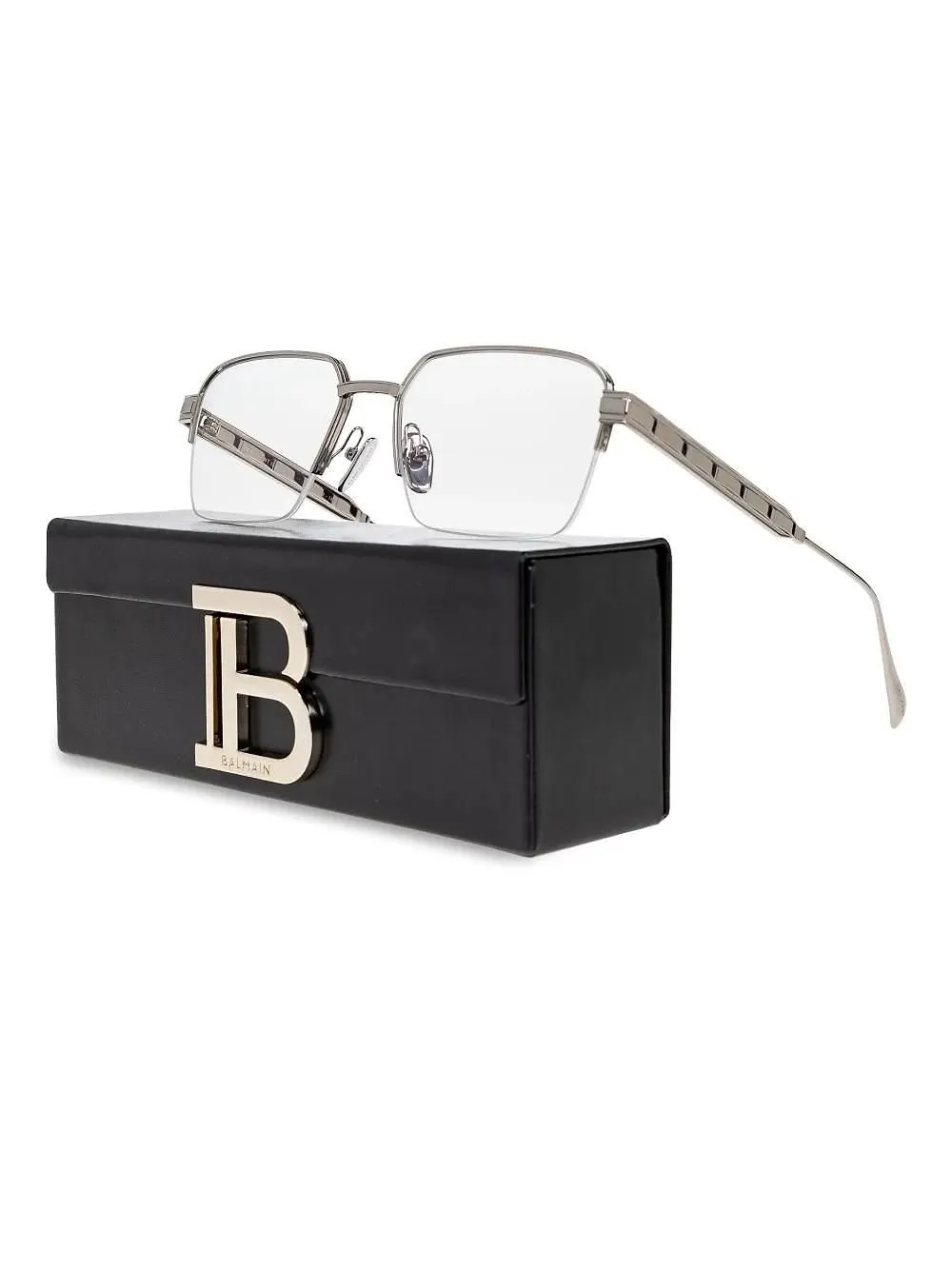 Balmain Eyewear Geometric Frame Glasses