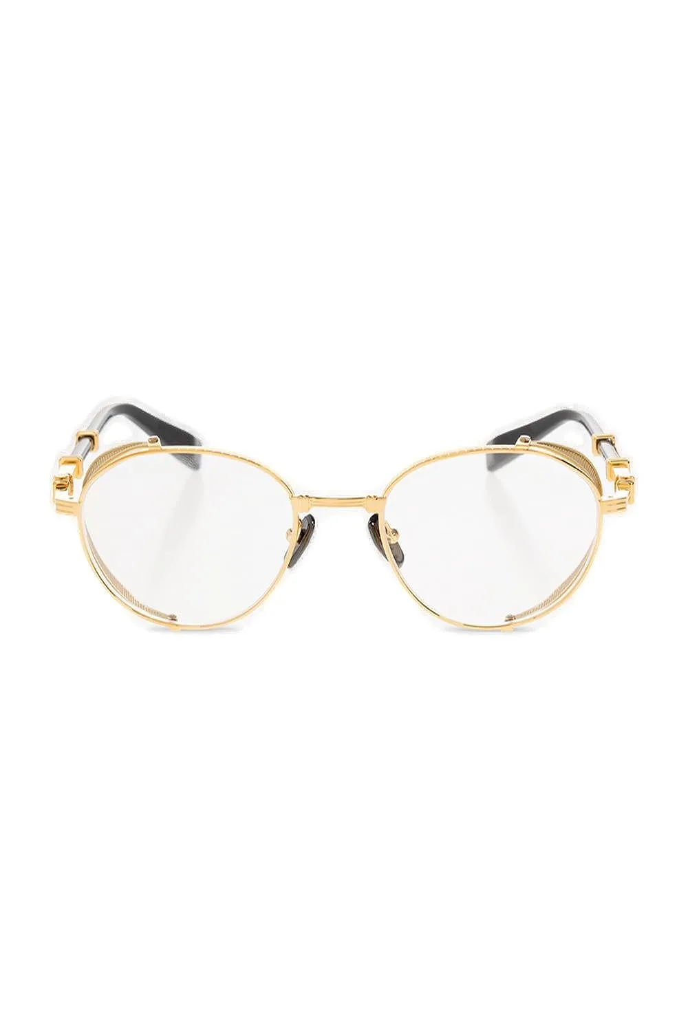 Balmain Eyewear Round Frame Glasses