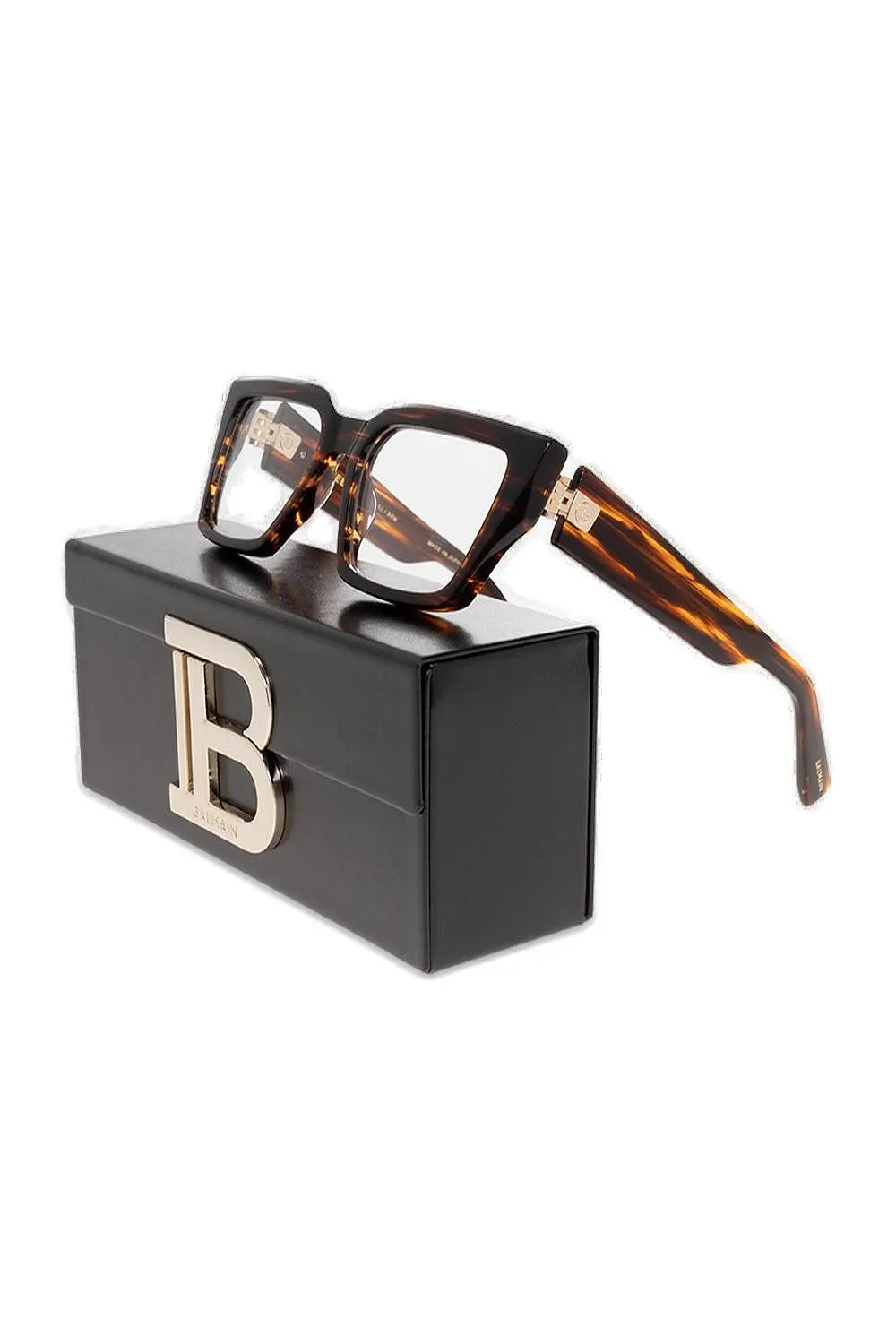 Balmain Eyewear Square Frame Glasses