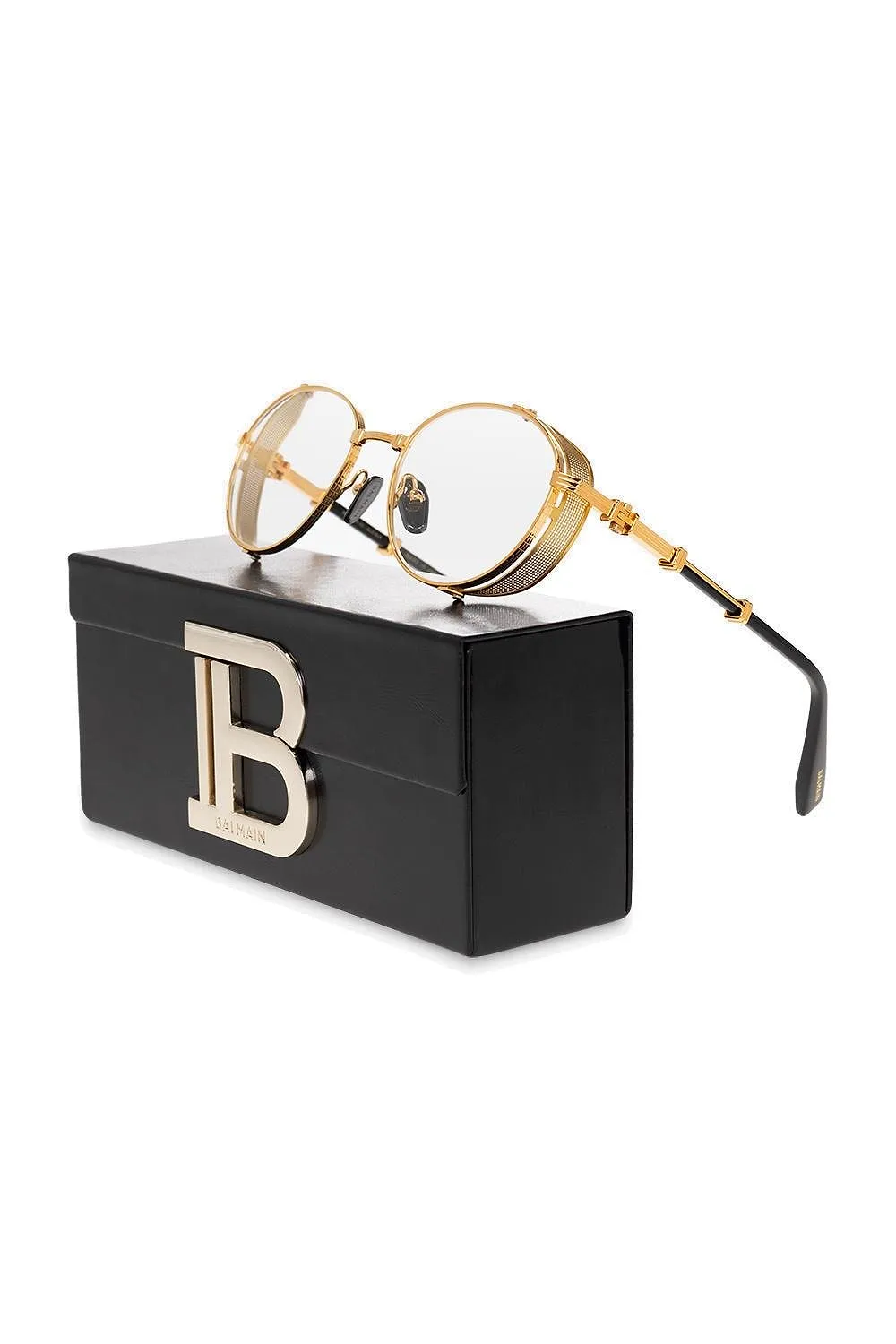 Balmain Eyewear Round Frame Glasses