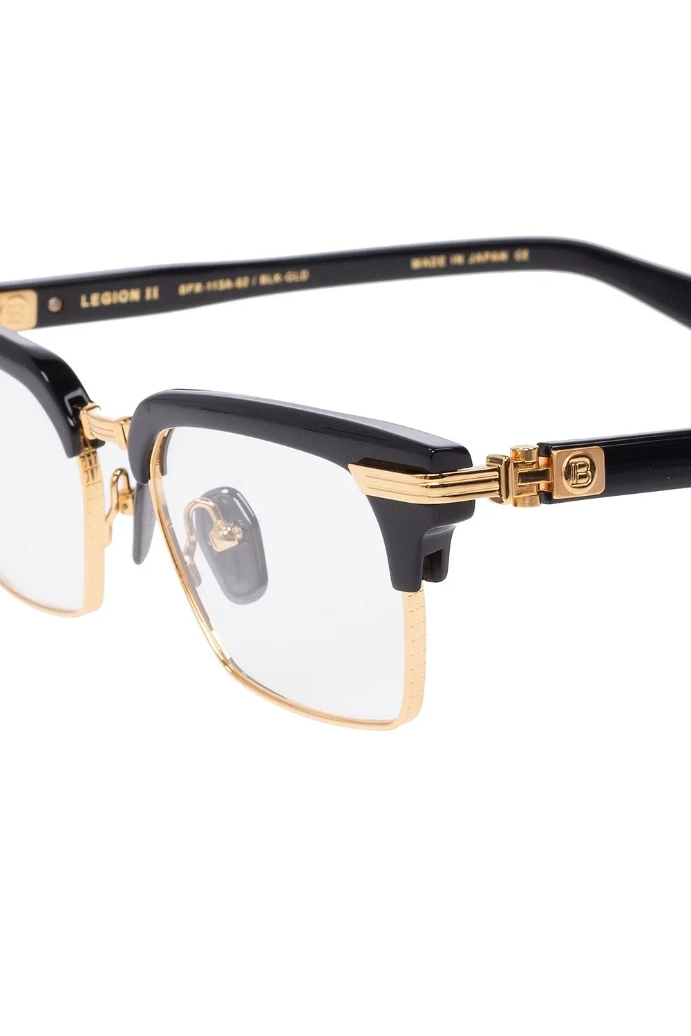 Balmain Eyewear Square Frame Glasses