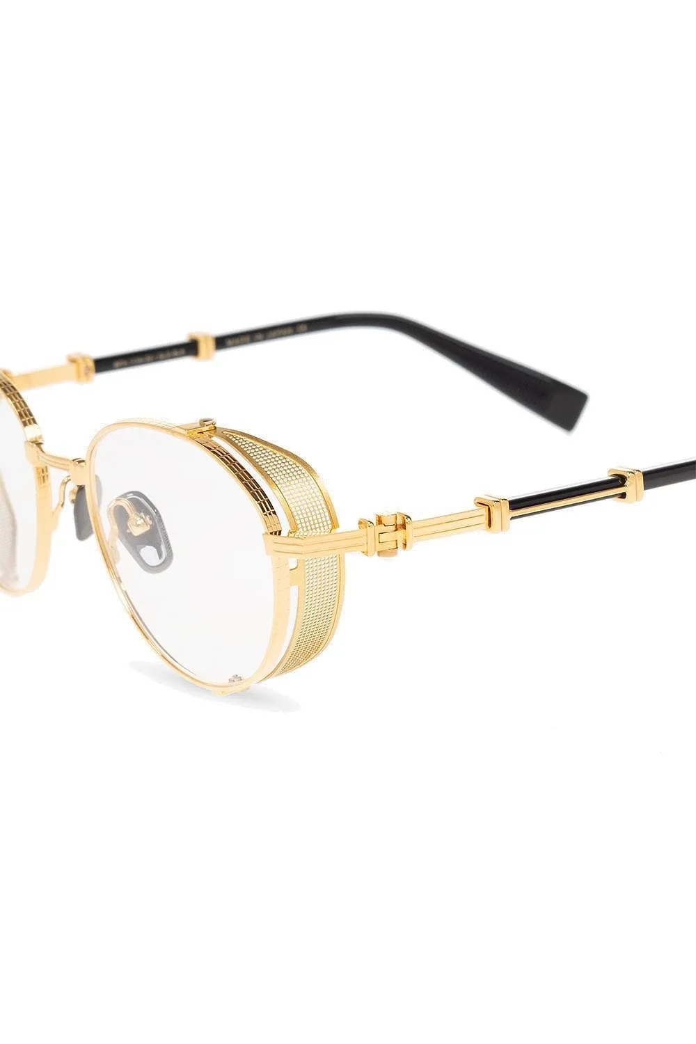 Balmain Eyewear Round Frame Glasses