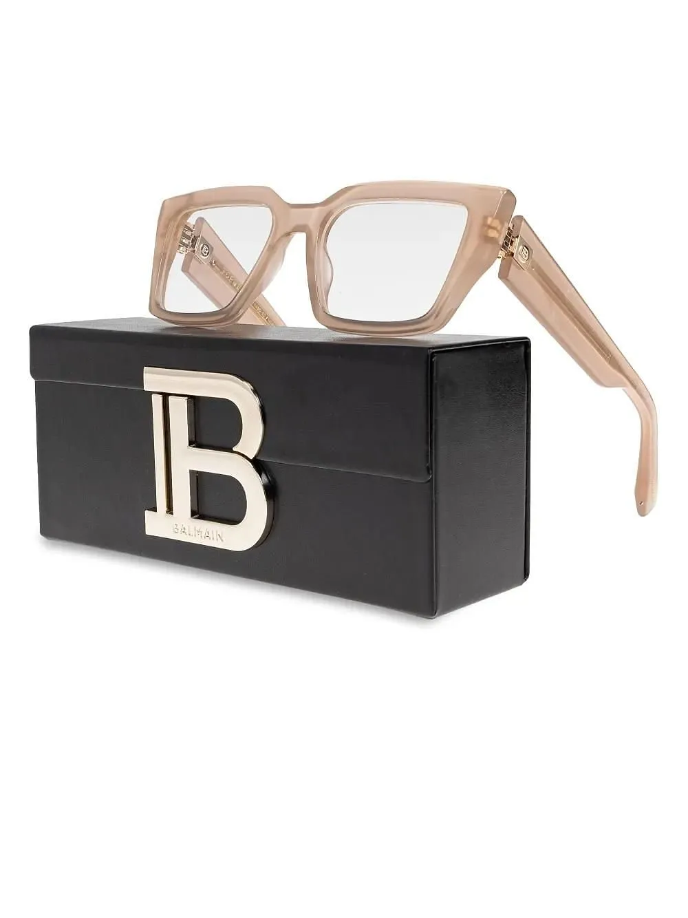 Balmain Eyewear Square Frame Glasses