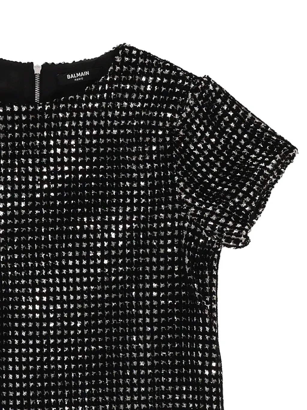 Balmain Kids Embellished Zipped Dress