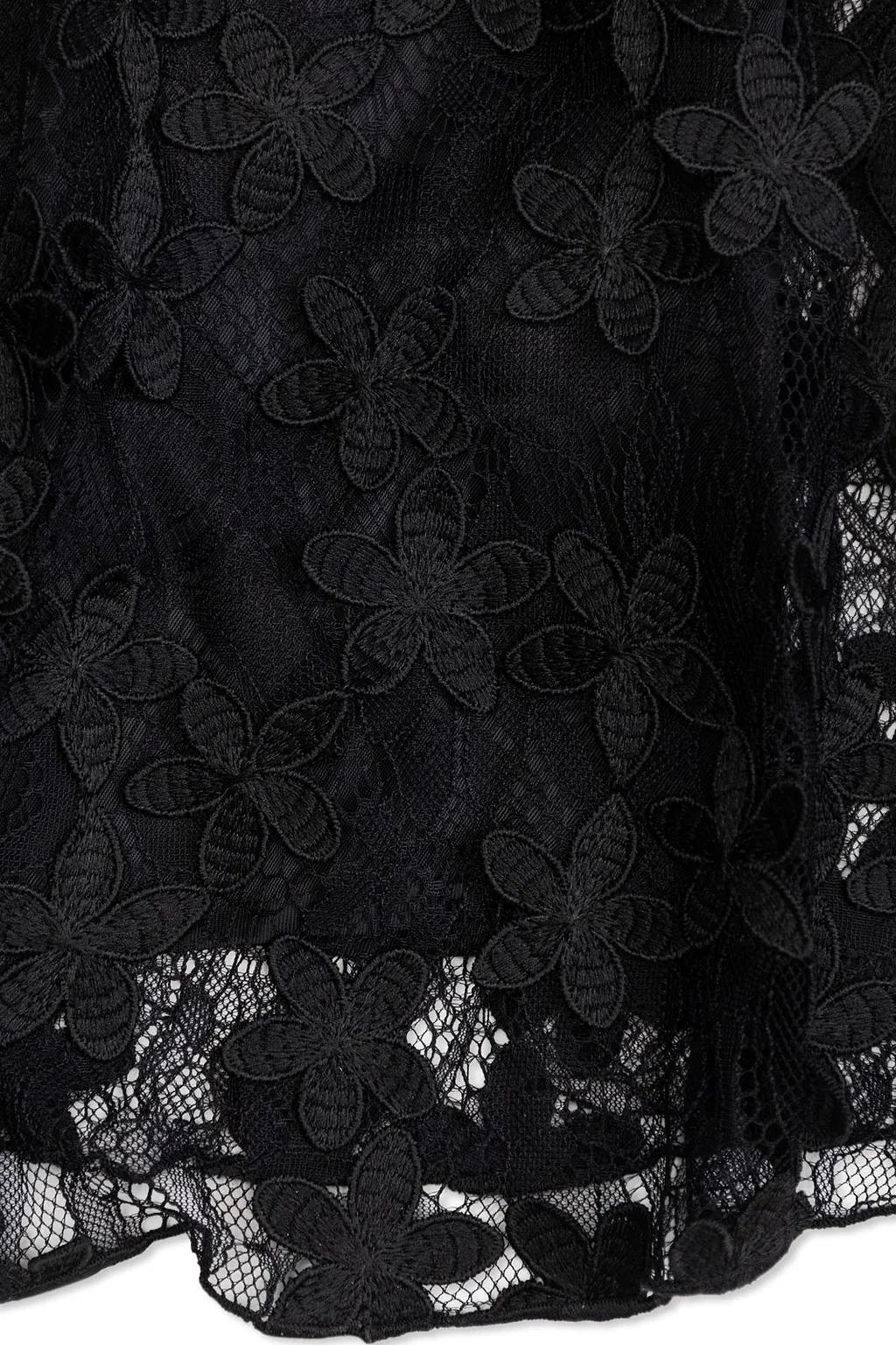 Balmain Kids Floral-Laced Crewneck Dress