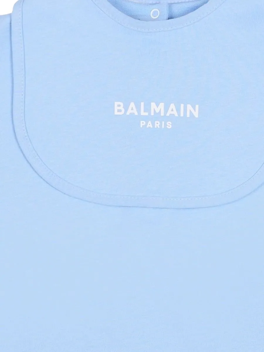 Balmain Kids Logo Bib Onesies