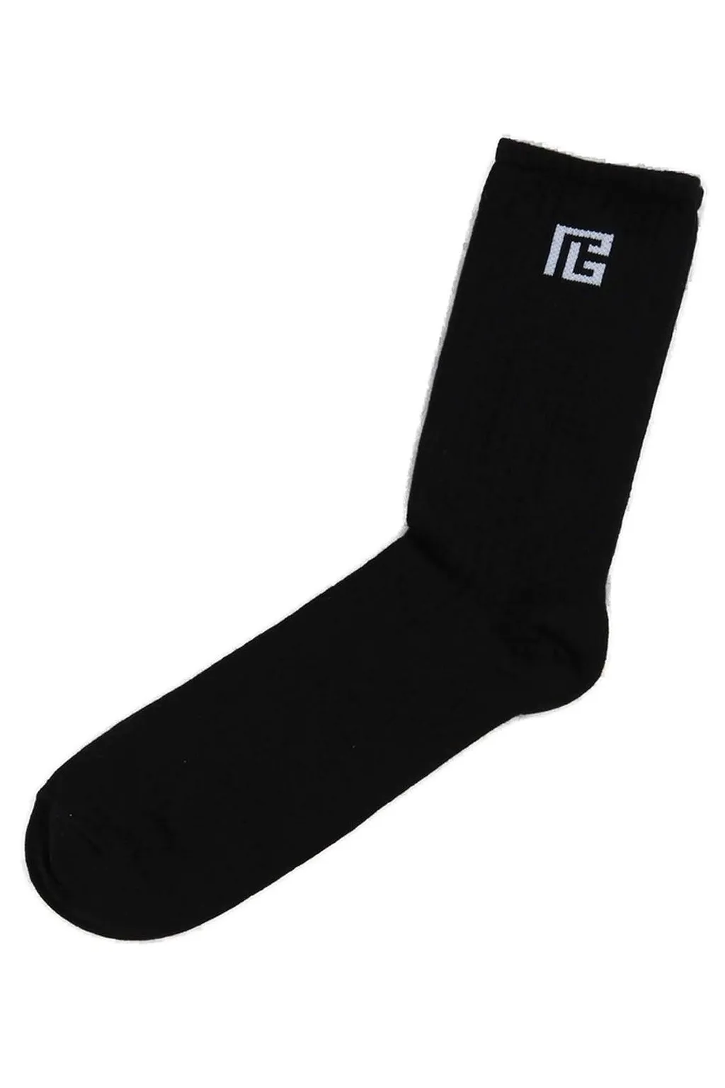 Balmain Kids Logo Intarsia Socks