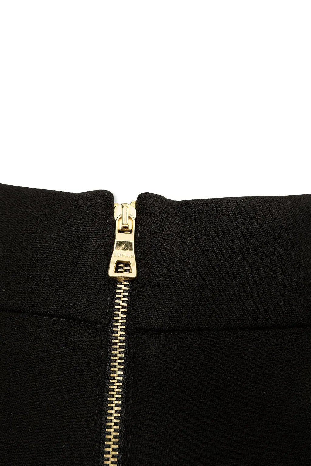 Balmain Kids Logo Patch Button Detailed Shorts