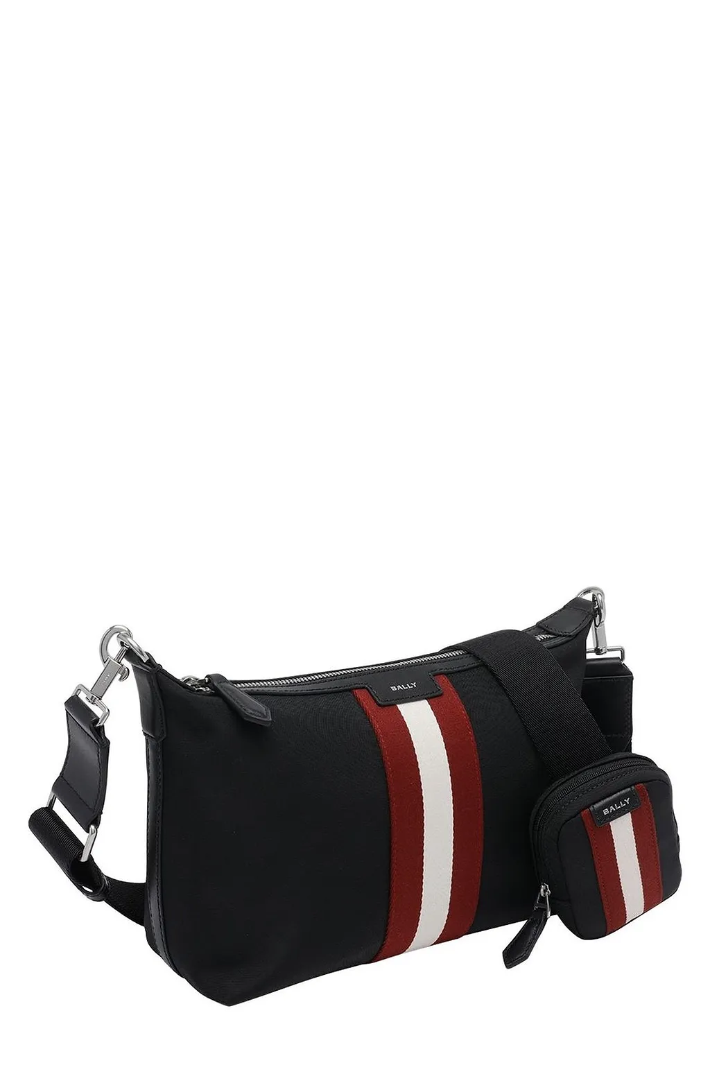 Bally Code Ribbon Zipped Shoulder Bag
