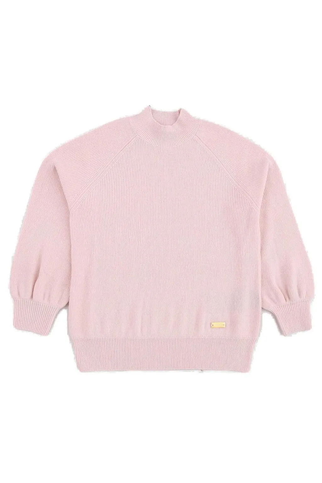 Balmain Kids Logo Patch Crewneck Jumper