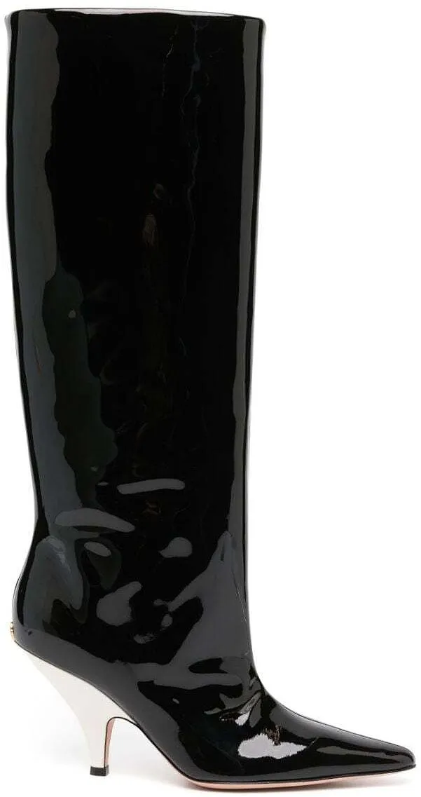Bally Kika Pointed Toe Knee-High Boots