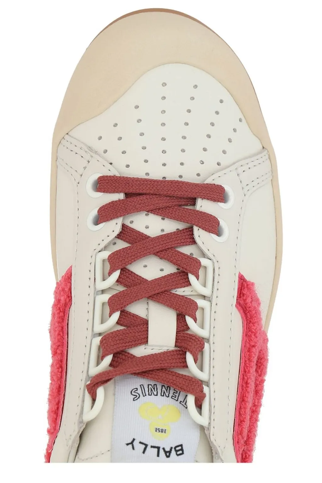 Bally Logo Flocked Low-Top Sneakers