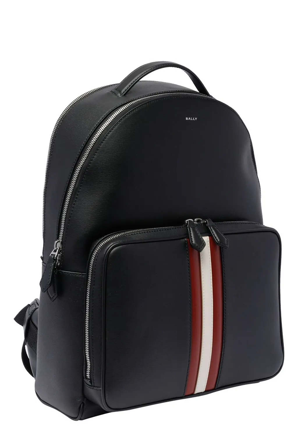 Bally Logo Printed Zip-Up Backpack